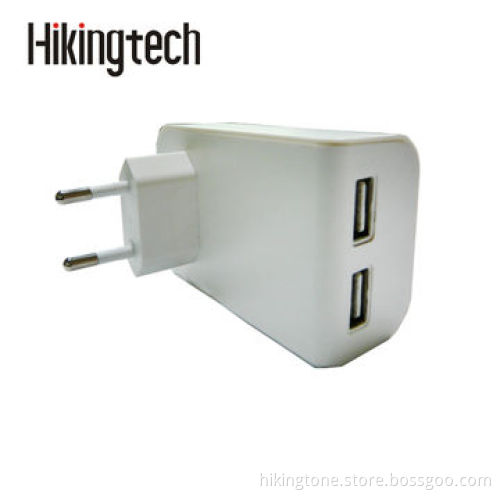 5V/3.1A USB Travel Charger for iPad/iPhone, CE Certified